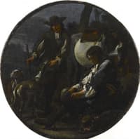 Young Man Putting on His Boots