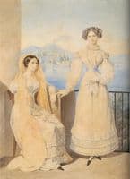 Portrait of Countess Dorothea von Tiesenhausen and Her Sister Catherine