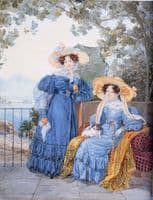 Portrait of Elena Golitsyna and Ekaterina Vorontsova