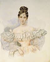 Portrait of Natalia Pushkina