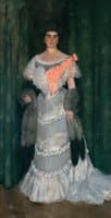 Montserrat Casas in Evening Dress