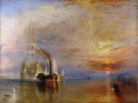 The Fighting 'Temeraire' Tugged to Her Last Berth to be Broken Up