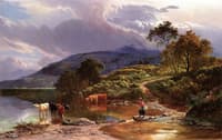 Cattle Watering on the Barmouth Estuary, North Wales