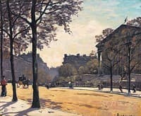 View of Paris with Madeline