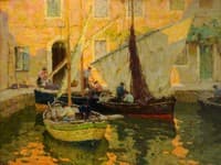 Golden Evening, Martigues, France