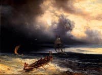 Seascape with Three Boats