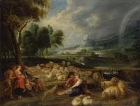 Landscape with Sheep