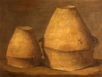 Two Bronze Age Urns, Excavated from Barrows at Winterslow, Wiltshire