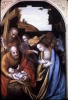 The Nativity with Saint Philip