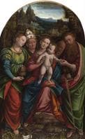 The Madonna and Child with Saint Mary Magdalene, Saint Gregory, Saint Joseph (?) and Saint Paul