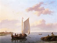 Sailing in a Calm Estuary