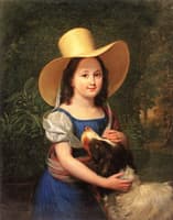 Portrait of the Artist's Daughter Frederica Wilhelmina Margaretha Elizabeth Pineman