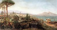 A View of the Bay of Naples with the Vesuvius beyond