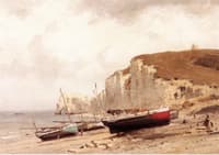 Fishing Boats on the Beach, Normandy