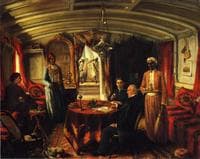 Interior of the "Sibyl"
