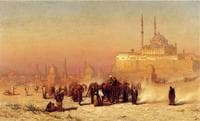 On the Way between Old and New Cairo, Citadel Mosque of Mohammed Ali, and Tombs of the Mamelukes