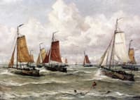 A Scheveningen Fishing Fleet