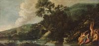 Landscape with a Satyr and Nymphs