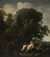 Landscape with Satyr and Nymph