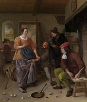 The Interior of an Inn ('The Broken Eggs')