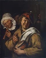 The Rommelpot: Interior with Three Figures