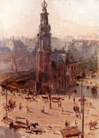 View of the Munttower, Amsterdam