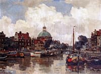 A View of the Luthiers Kerk, Amsterdam