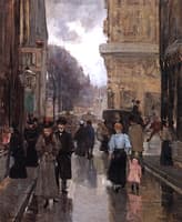 The Spuistraat with a View of the Plein, The Hague