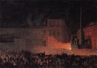 Political Demonstration in Rome in 1846