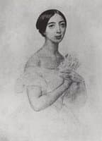 Portrait of Singer Pauline Viardot-Garcia