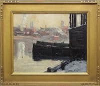 Delaware River Harbor Scene