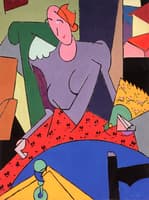 Woman in a Green Armchair
