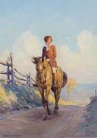 Girl on Horseback