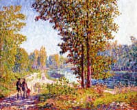 Banks of the Loing at Moret, the Effect of Sunlight