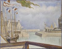View of Port-en-Bessin