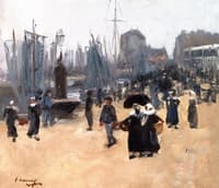 A Wet Day, Concarneau