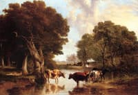 Cattle on the Banks of a River