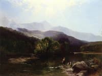 A Trout Stream, North Wales