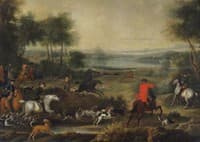 A Stag Hunt in Full Cry