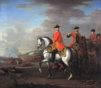 George II at the Battle of Dettingen, with the Duke of Cumberland and Robert, 4th Earl of Holderness
