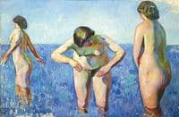 Three Bathers