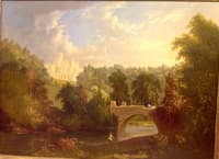 Castle and English Countryside
