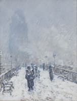 Bridge in Snow (Brooklyn)
