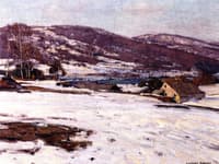 Country Home in Winter