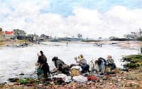 Laundresses on the Banks of the Touques