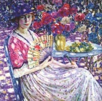 Girl with a Fan