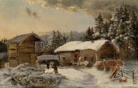 Farmhouse in Winter