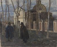 Beggars outside S. Giuliano, near Pompeii