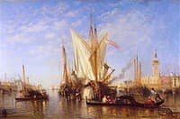Venice: the Bacino di San Marco with Fishing Boats