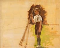 Study for 'Cornish Harvest'